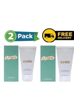 2x La Mer The Cleansing Foam Face Cleanser 4.2 oz/125mL NIB Free shipping